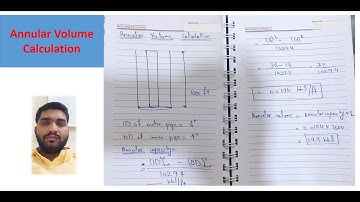 135 - Annular Capacity and Annular Volume Calculation by Yasir Ali