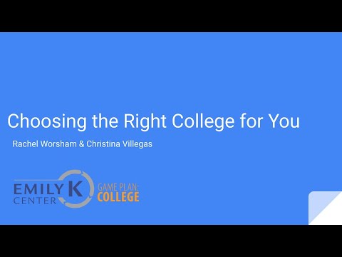 GPC - Deciding on a College