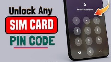 Unlocking Sim Locked By Pin Code 2024| Forgot SIM Card Locked with Pin Code? Unlock it.