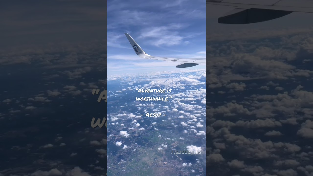 ⁣“Adventure is worthwhile.”– Aesop  #travel2022 #travel #traveling #trip2022 #flight #fly #flying