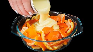 Never throw away tangerine peels! Try this wonderful recipe in 5 minutes!