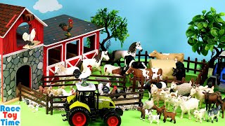 farm barn sets animal figurines