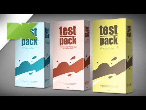 Create a realistic D preview of your packaging in Photoshop - Tutorial 