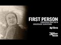 2023 first person with holocaust survivor agi geva