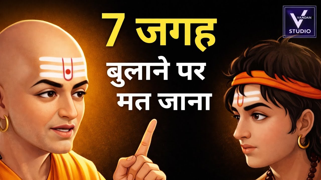 7 जगह बुलाने पर मत जाना || Chanakya Niti ▶️Motivation Inspiring Story 
