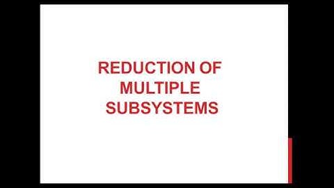 Reduction of Multiple systems