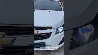 Установка светодиодных линз на Chevrolet Cruze