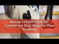 Review CLEANHOME 36" Commercial Dust Mops for Floor Cleaning Heavy Duty Floor Duster Mop with Long H
