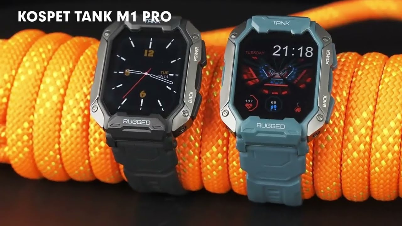 Alogn Tankkospet Tank T2 Amoled Smartwatch - 5atm Waterproof