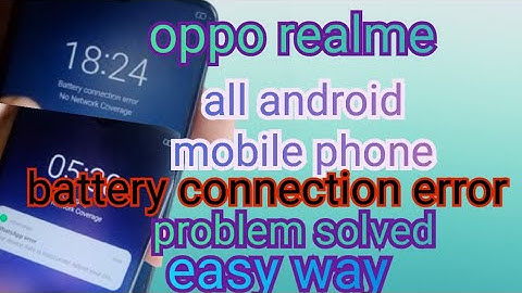 how to fix android mobile battery connection error problem | easy solution @salamtechmalayalam