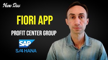 How to Create a Profit Center Group: SAP S/4 HANA