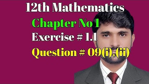 mathematics class 12, exercise 1.1, Question no 9, even and odd functions.