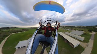 Paramotor Flight - March 16th 2024 - Tricky wing take off