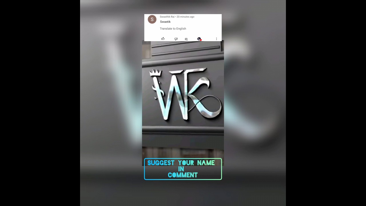 ||Swastik Name Logo|| by @TheLogoMaker2.O 