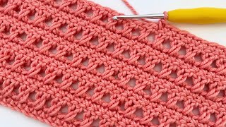 THE EASIEST CROCHET STITCH TO MAKE