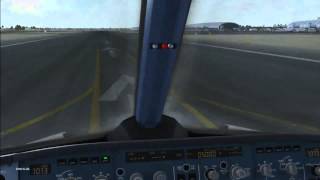 FSX : Gulf Air A320 Takeoff in Dubai