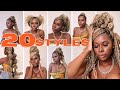 20 WAYS TO STYLE BOX BRAIDS / birthday hairstyles + Pinterest inspired + trendy + back to school