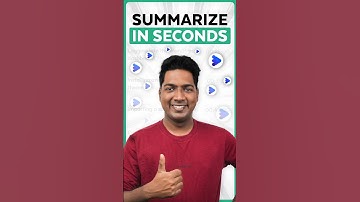 How to Summarize YouTube Videos in Seconds ⏳