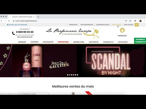 Web Tutorials - La Parfumerie Europe, part 1