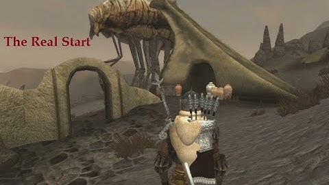 The real start: Trying to reach skyrim from morrowind in oblivion engine