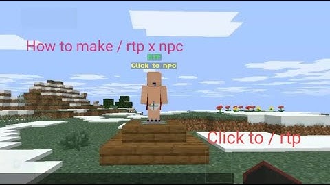 How to setup rtp in citizens2 in aternos | make rtp npc Click to Random teleport