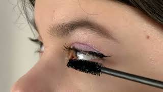 Mascara Volume&long & Eyeliner Ultra Black Soft Brush mihi Make Up Video review screenshot 1