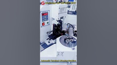 Double-End Automatic Terminal Crimping Machine #wireprocessing #WireHarnessMachine #TerminalCrimping