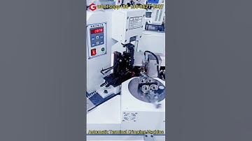 Double-End Automatic Terminal Crimping Machine #wireprocessing #WireHarnessMachine #TerminalCrimping