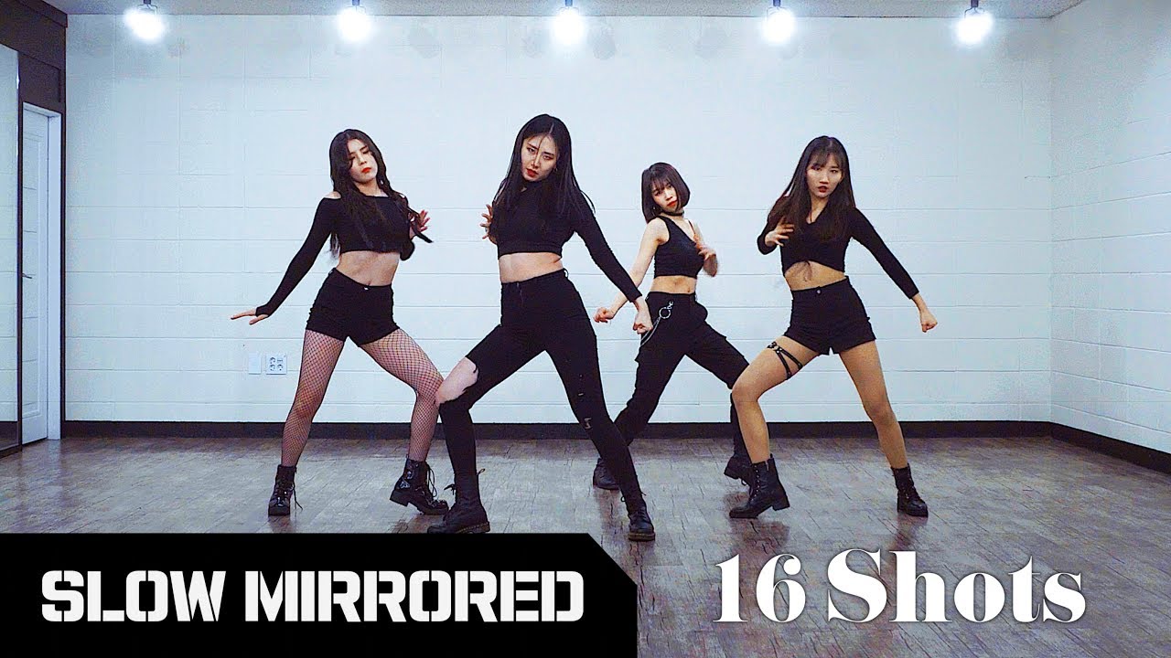 TUTORIAL BLACKPINK   16 Shots  Dance Cover  Slow Mirrored