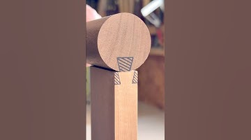 Round Meets Square: Dovetail Joint #shorts #woodworking #diy