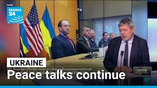 Ukraine peace talks continue: US and Russian officials meet in UAE • FRANCE 24 English