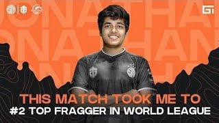 Jonathan - PMWL Top fragger | JONATHAN World League | TSM ENTITY PMWL Final | TSM Vs Yadoo | pubg |