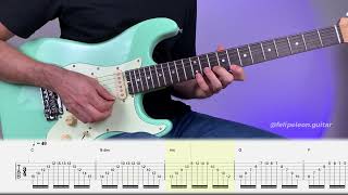 Electric Guitar Etude 03 - Sweep Picking, Arpeggios, Triads C