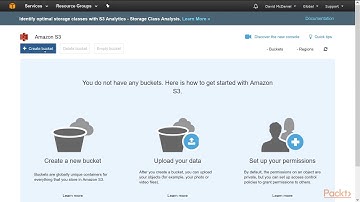 Full Stack AWS Application Development : Using the AWS Console to Create a S3 Bucket | packtpub.com