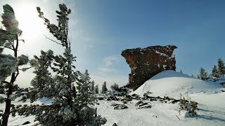 Шерегеш. Горные лыжи, гора Зеленая. Март 2018. Часть вторая. SHEREGESH. Верблюды