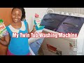 MY VON TWIN TUB WASHING MACHINE /HOW TO USE A WASHING MACHINE