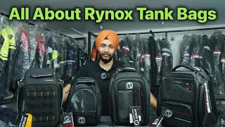 ALL ABOUT RYNOX TANK BAGS | DETAILED VIDEO | #rynox #riding #information