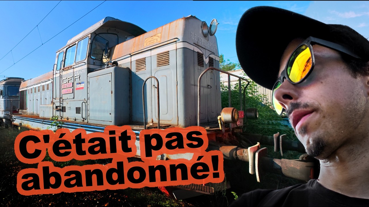 Des locomotives qui roulent encore! Urbex Roumanie