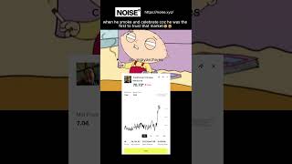 Stewie Griffin, trusted the market😂| check out @noise.app #usa #familyguy #stocks