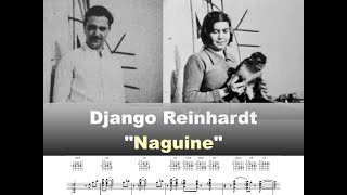 Django Reinhardt - "Naguine" - 1939 (G Blues) - Virtual Guitar Transcription by by Gilles Rea chords