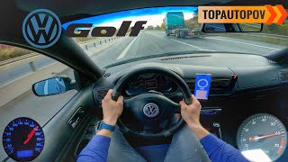 Volkswagen Golf Mk4 16 74Kw 105 4K60 Drive Pov Autonomous Driving Sound Acceleration