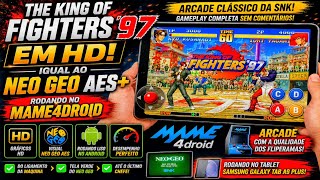 THE KING OF FIGHTERS 97 NEOGEO AES NO CELULAR | MAME4DROID 😱