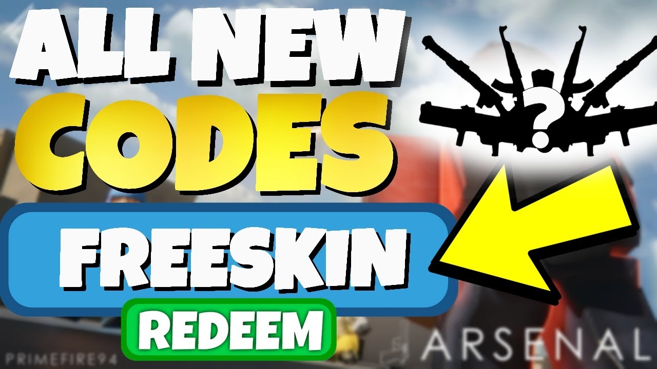 ALL SECRET CODES IN ARSENAL ! Roblox Arsenal New Secret Codes 2020 December