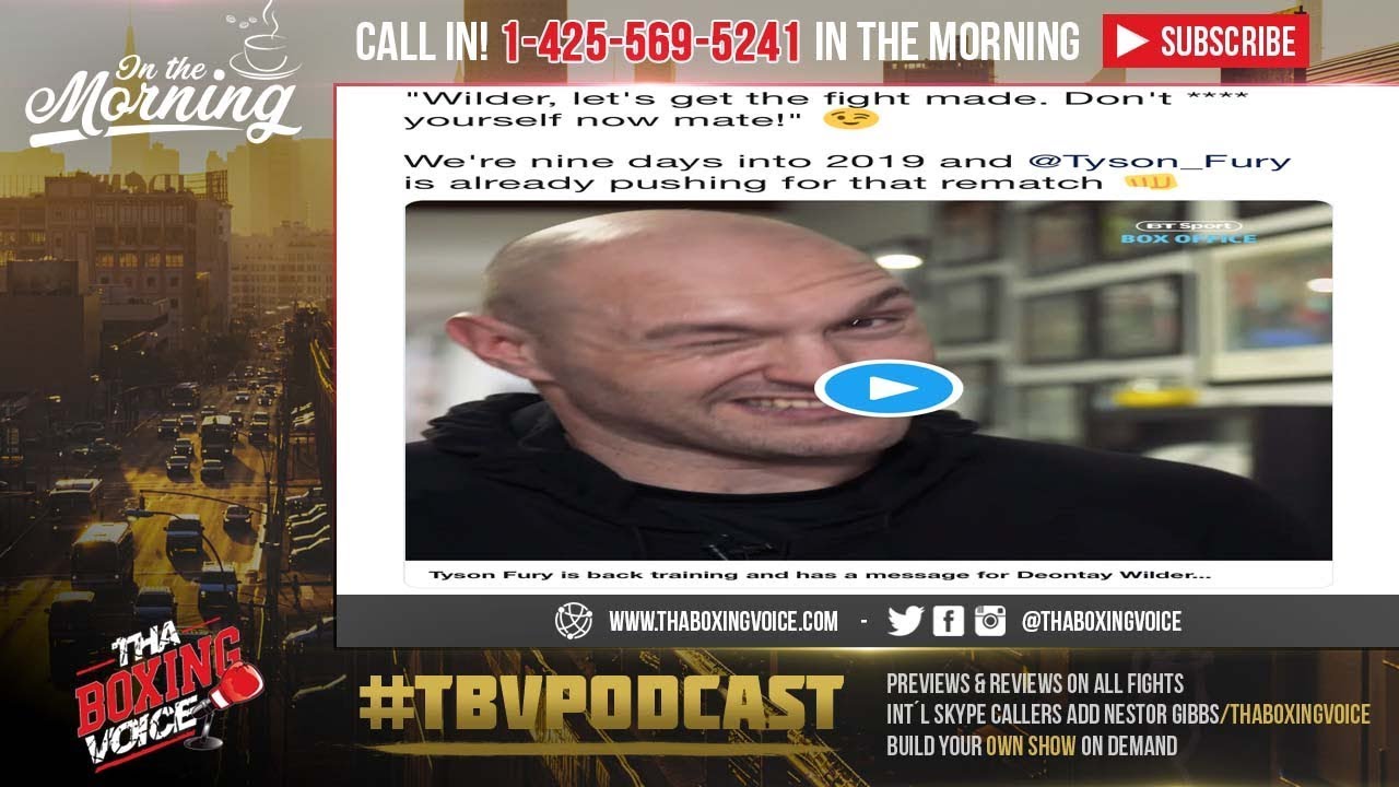 🔥Tyson Fury-Wilder, let's get the fight made✍🏽Don't **** yourself now mate⁉️😱