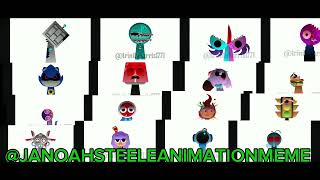 My Sprunki Oc Casi Vs Zip Vs Semihemi Vs Nicholas Vs Hue Vs Panic Vs Ester Vs Mr Burger Vs Gekkie Vs