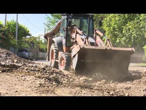 რუსთავში ინფრასტრუქტურული სამუშაოები გრძელდება