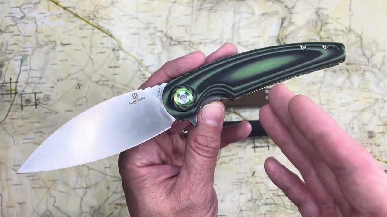 Shieldon Knives Bulbasaur Folding Knife—Close up on a cool one!