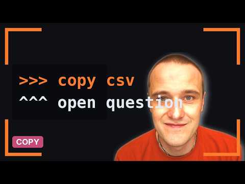 Databases: Postgres copy from CSV: how to format range variables?