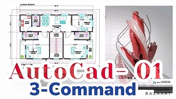 Autocad Tutorial Bangla for Civil Engineering Drawing class 01 || Duplex house design by Autocad 2d