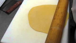 Rolling pasta dough